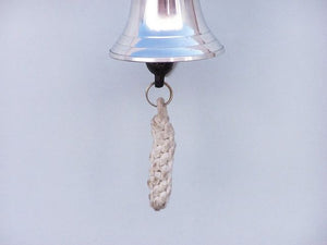 Chrome Hanging Harbor Bell 4"