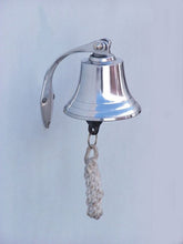 Load image into Gallery viewer, Chrome Hanging Harbor Bell 4&quot;