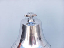 Load image into Gallery viewer, Chrome Hanging Harbor Bell 7&quot;