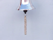 Load image into Gallery viewer, Chrome Hanging Harbor Bell 10&quot;