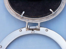 Load image into Gallery viewer, Chrome Decorative Ship Porthole Clock 12&quot;&quot;