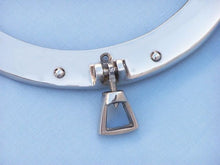 Load image into Gallery viewer, Chrome Decorative Ship Porthole Clock 12&quot;&quot;