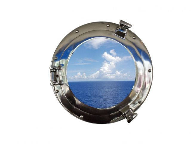 Chrome Decorative Ship Porthole Window 12