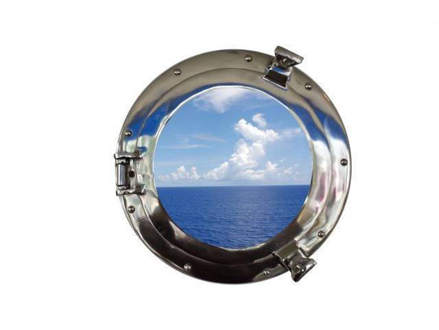 Chrome Decorative Ship Porthole Window 12