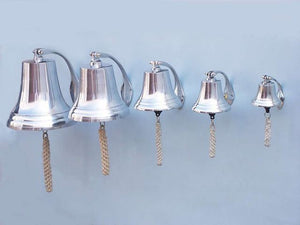 Chrome Hanging Harbor Bell 5.5"