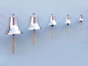 Chrome Hanging Harbor Bell 5.5"