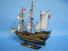 Load image into Gallery viewer, Wooden Mayflower Tall Model Ship 14&quot;