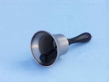 Load image into Gallery viewer, Brushed Nickel Hand Bell 9&quot;