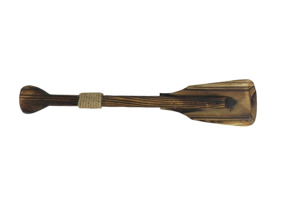 Wooden Westminster Decorative Squared Rowing Boat Oar With Hooks 12"