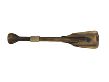 Load image into Gallery viewer, Wooden Westminster Decorative Squared Rowing Boat Oar With Hooks 12&quot;