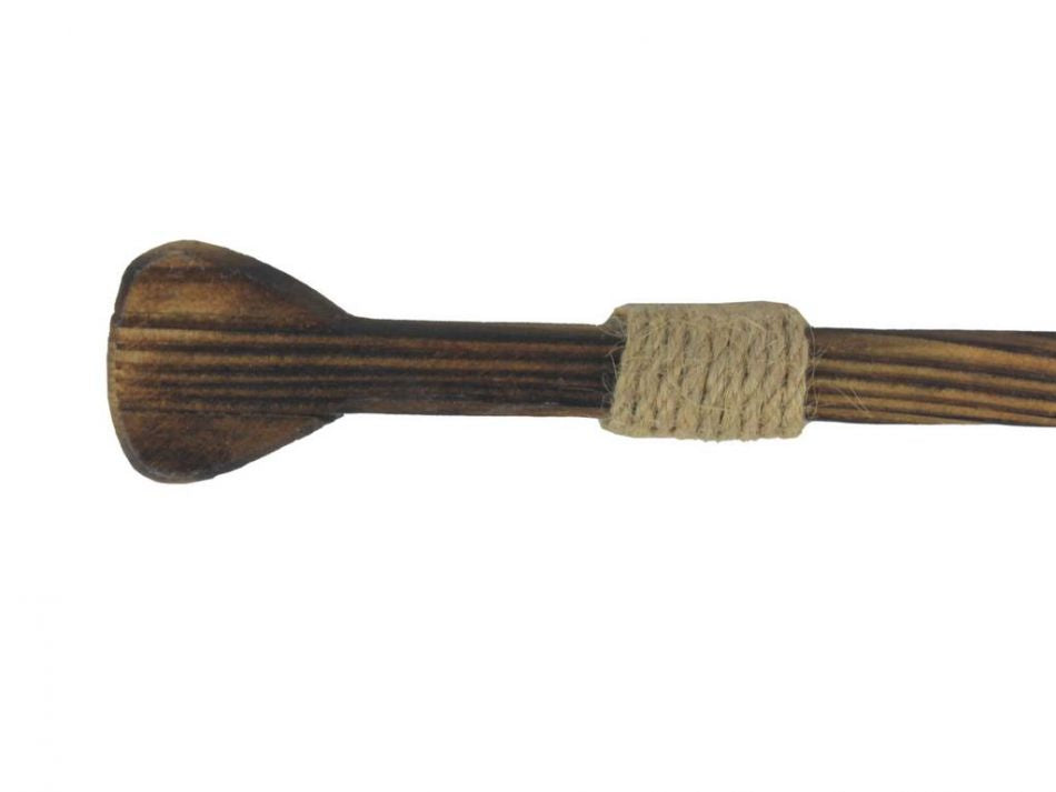 Wooden Westminster Decorative Squared Rowing Boat Oar With Hooks 12"