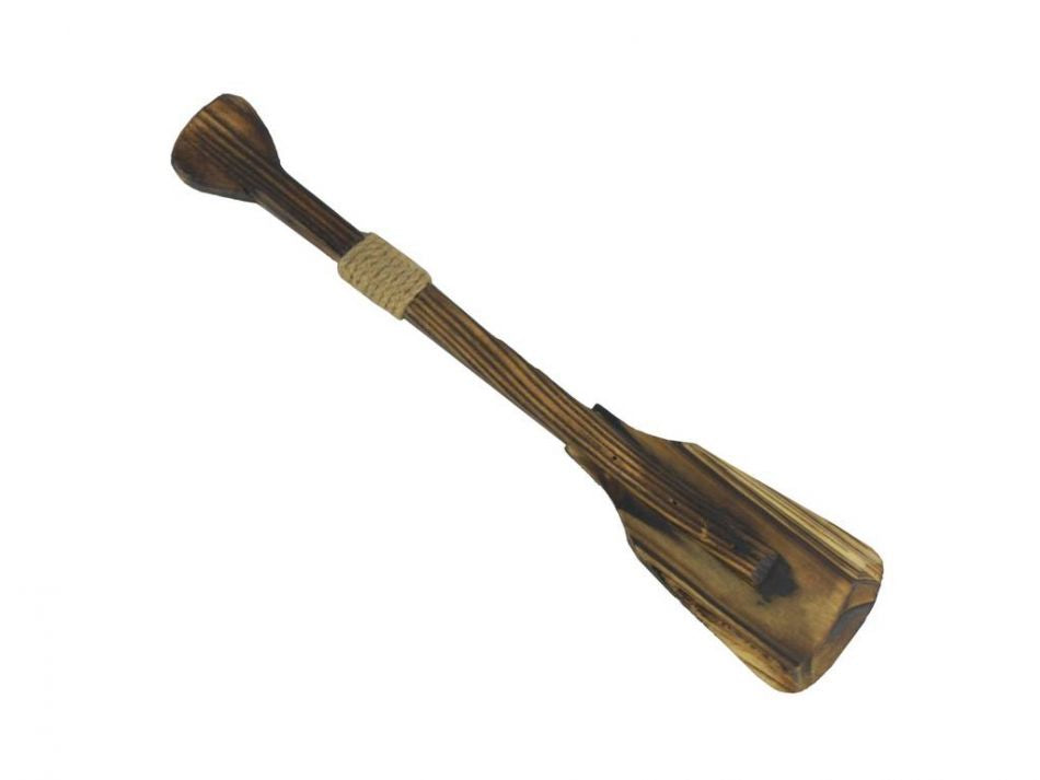 Wooden Westminster Decorative Squared Rowing Boat Oar With Hooks 12"