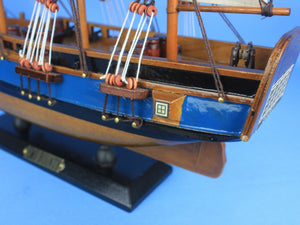 Wooden HMS Bounty Tall Model Ship 20"