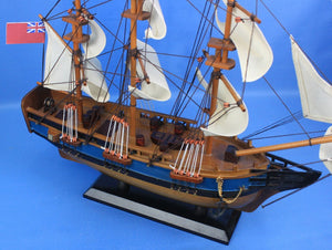 Wooden HMS Bounty Tall Model Ship 20"