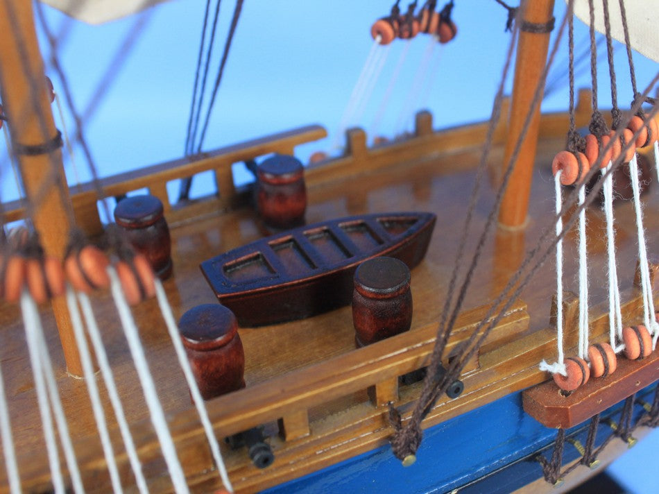 Wooden HMS Bounty Tall Model Ship 20"