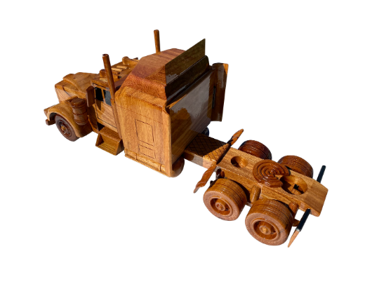 Truck Mahogany Wood Desktop Truck combos & Trains Model