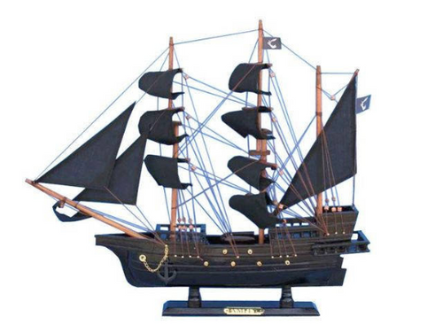 Wooden John Gow's Revenge Pirate Ship Model 20
