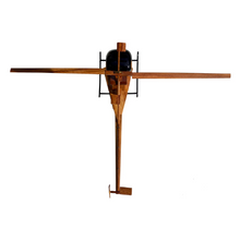 Load image into Gallery viewer, H23 Hiller Mahogany Wood Desktop Helicopter Model