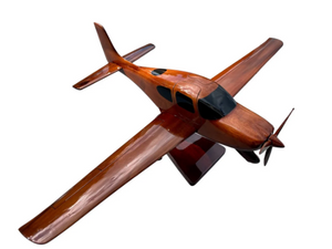 Cirrus SR20/SR22 Mahogany Wood Desktop Airplane Model