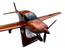 Load image into Gallery viewer, Cirrus SR20/SR22 Mahogany Wood Desktop Airplane Model