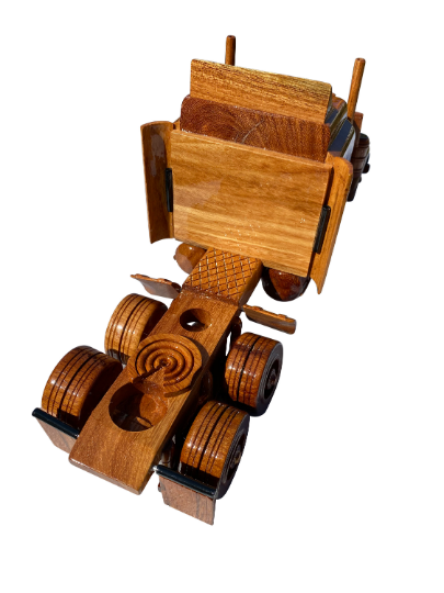 Truck Mahogany Wood Desktop Truck combos & Trains Model