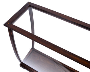 Table Top Display Case Classic Brown
