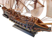 Load image into Gallery viewer, Wooden Fearless White Sails Limited Model Pirate Ship 15&quot;