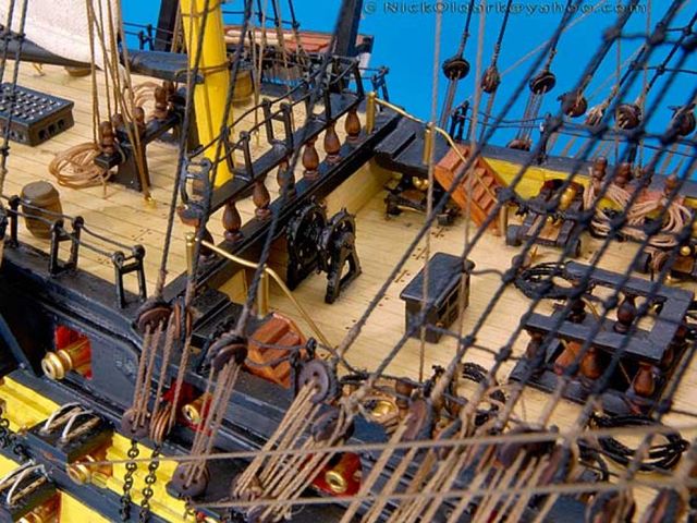 HMS Victory Limited Tall Model Ship 38"