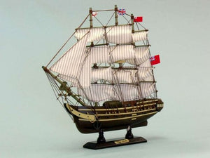 Wooden Master And Commander HMS Surprise Tall Model Ship 14"