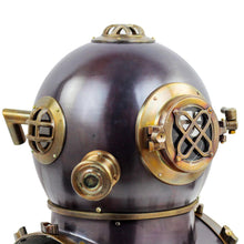 Load image into Gallery viewer, Purple finish diving helmet  scuba nautical mark IV