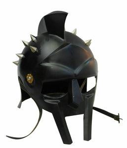 Gladiator roman spiked helmet steel gladiator adult Halloween costume