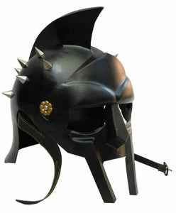 Gladiator roman spiked helmet steel gladiator adult Halloween costume