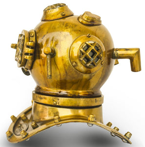 Pure Brass & Copper Mark V small Diving helmet
