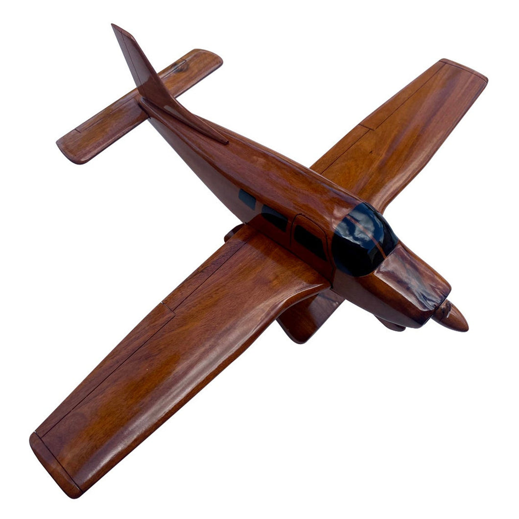 Piper Archer Mahogany Wood Desktop Airplanes model