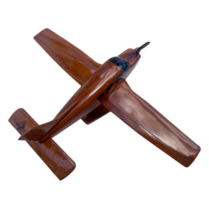 Piper Archer Mahogany Wood Desktop Airplanes model