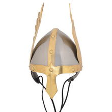 Load image into Gallery viewer, Armor Helmet Brass Wing with cotton liner