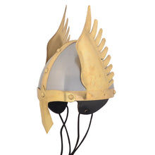 Load image into Gallery viewer, Armor Helmet Brass Wing with cotton liner
