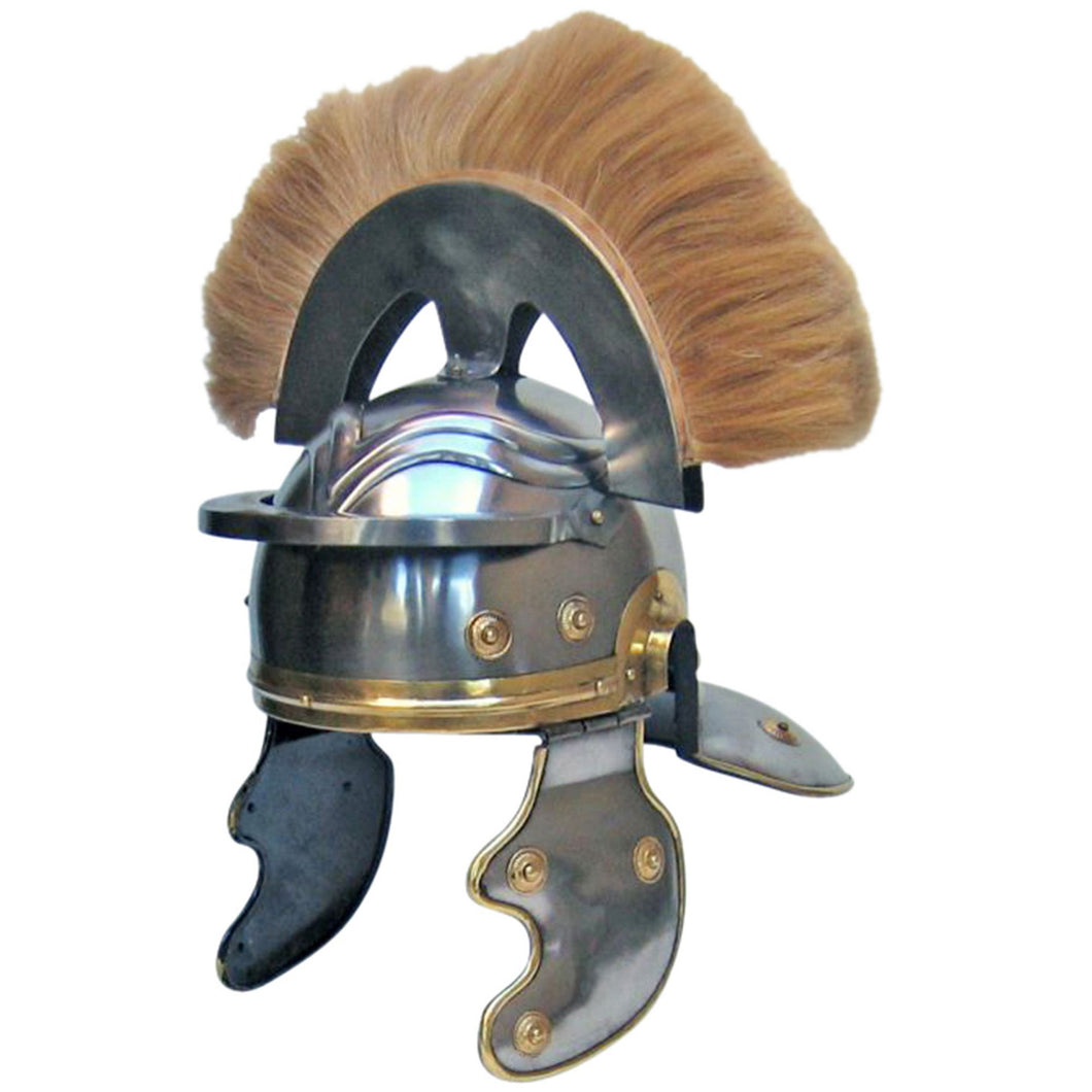 ROMAN CENTURION Helmet w/ white Plume