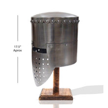 Load image into Gallery viewer, Crusader Knight Helmet