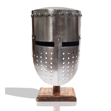 Load image into Gallery viewer, Crusader Knight Helmet