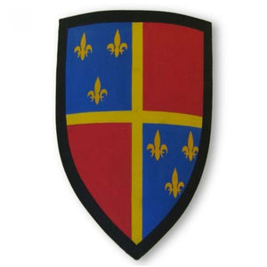 Medieval Fleur Shield - Wooden