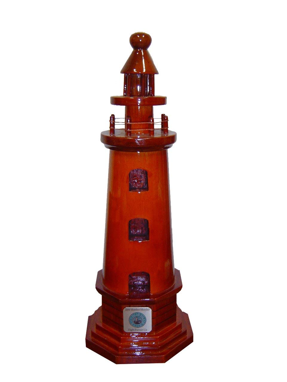 Light House 2 Mahogany Wood Desktop  Model