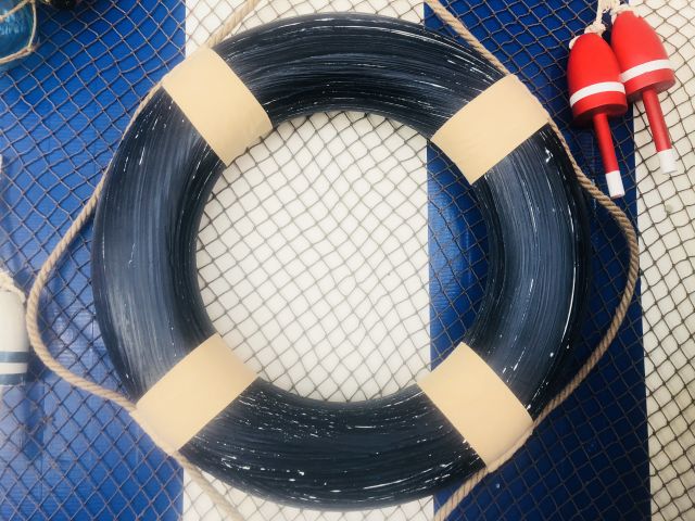 Vintage Blue Decorative Lifering 20''