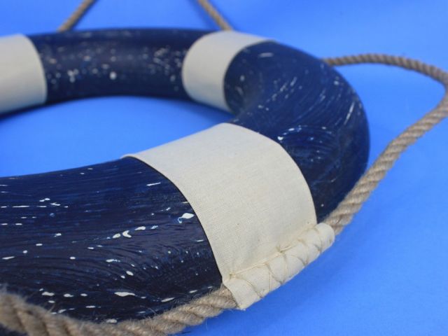 Vintage Blue Decorative Lifering 20''