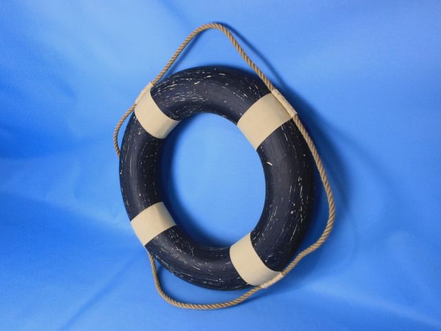 Vintage Blue Decorative Lifering 20''
