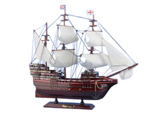 Load image into Gallery viewer, Wooden Mayflower Tall Model Ship 20&quot;