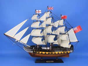 Wooden HMS Surprise Master and Commander Model Ship 24"