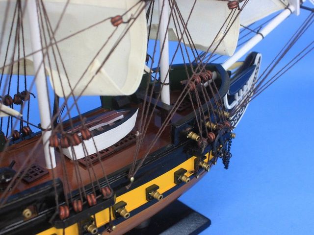 Wooden HMS Surprise Master and Commander Model Ship 24"