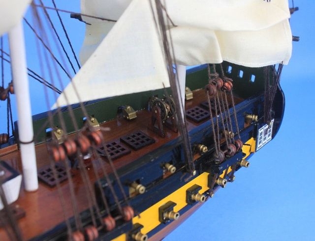 Wooden HMS Surprise Master and Commander Model Ship 24"