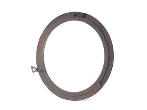 Deluxe Class Antique Copper Decorative Ship Porthole Mirror 30""